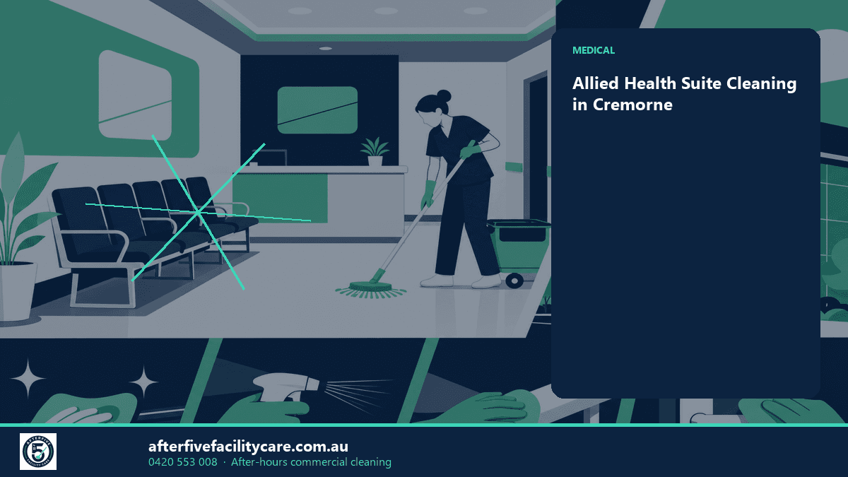 Infographic: Allied Health Suite Cleaning in Cremorne