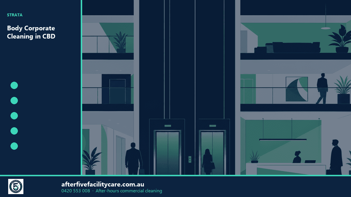 Infographic: Body Corporate Cleaning in CBD