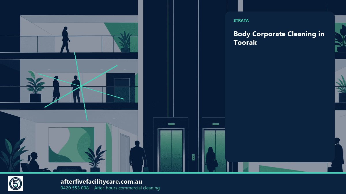 Infographic: Body Corporate Cleaning in Toorak