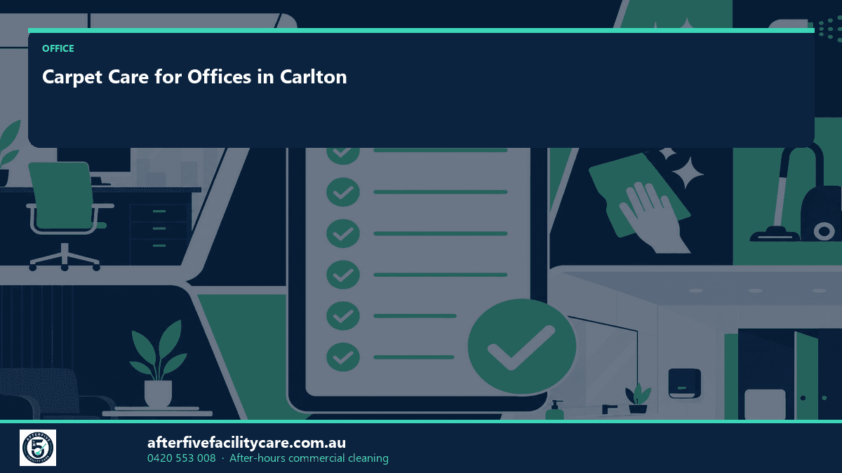 Infographic: Carpet Care for Offices in Carlton