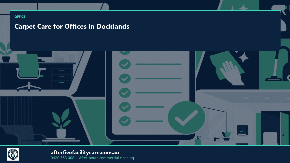 Infographic: Carpet Care for Offices in Docklands