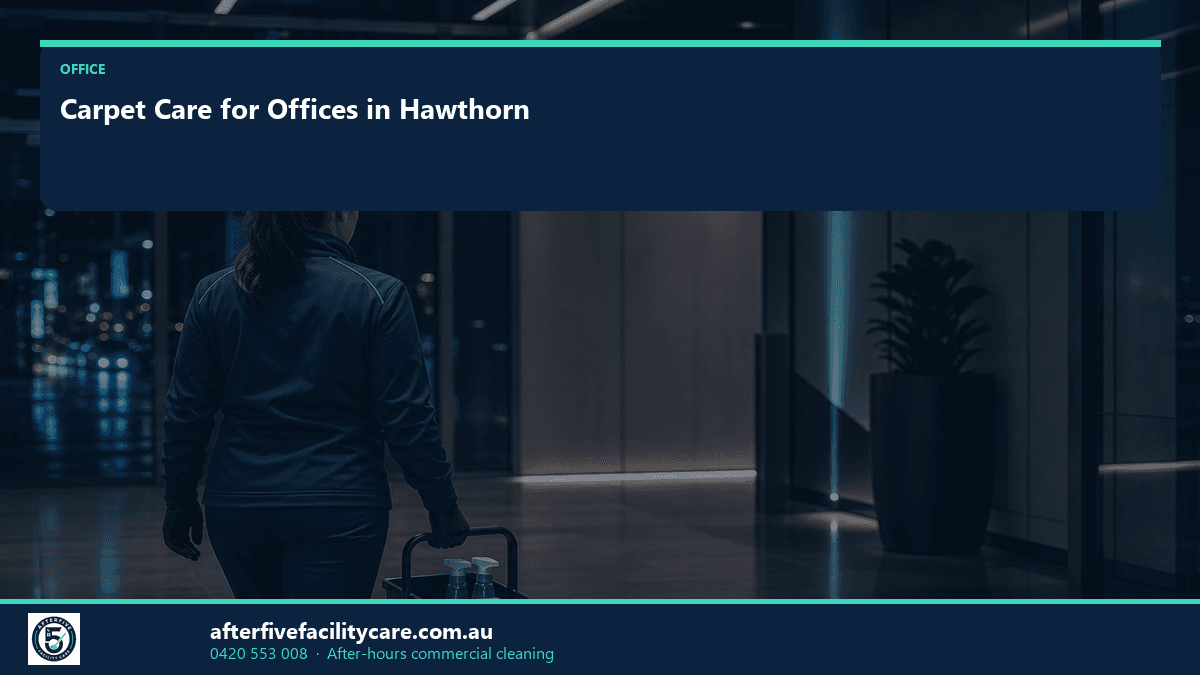 Infographic: Carpet Care for Offices in Hawthorn