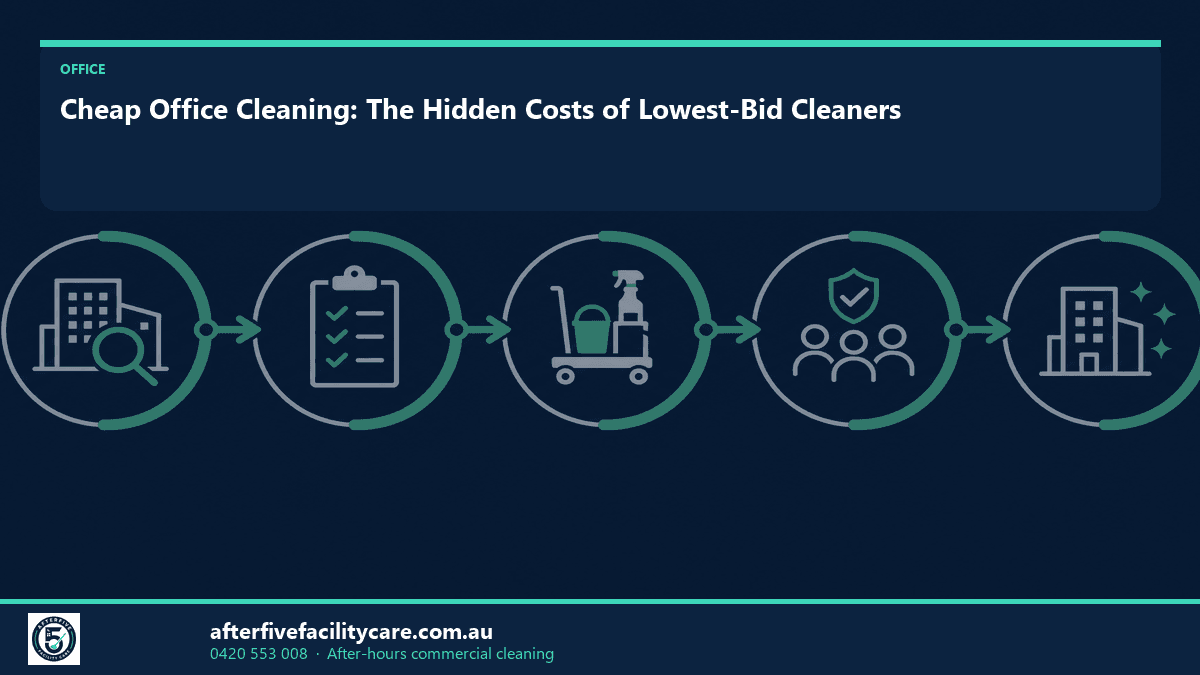 Infographic: Cheap Office Cleaning: The Hidden Costs of Lowest-Bid Cleaners