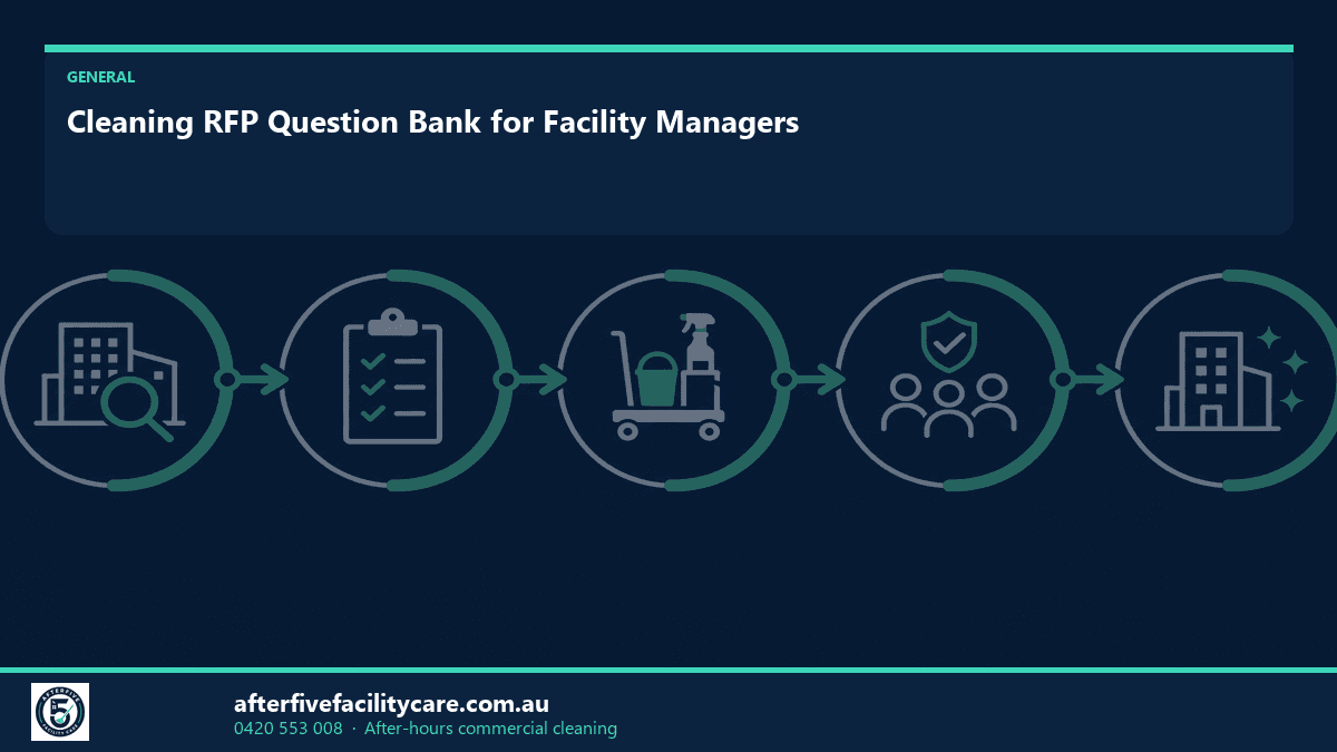 Infographic: Cleaning RFP Question Bank for Facility Managers