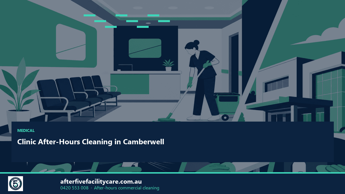 Infographic: Clinic After-Hours Cleaning in Camberwell