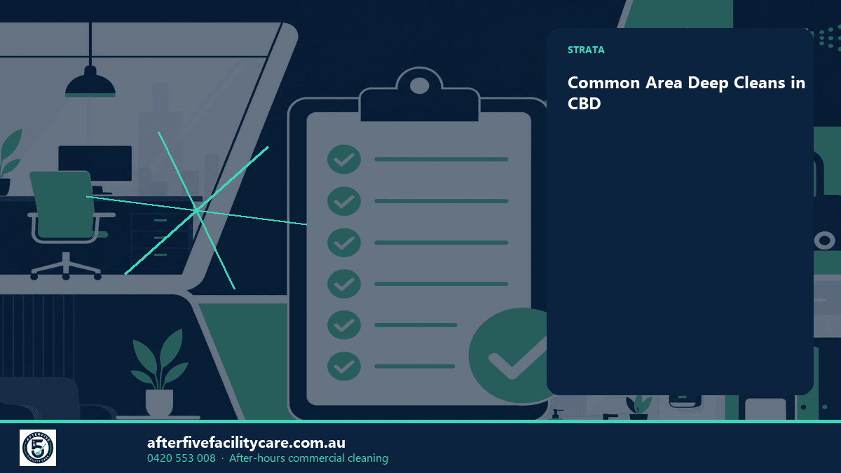 Infographic: Common Area Deep Cleans in CBD