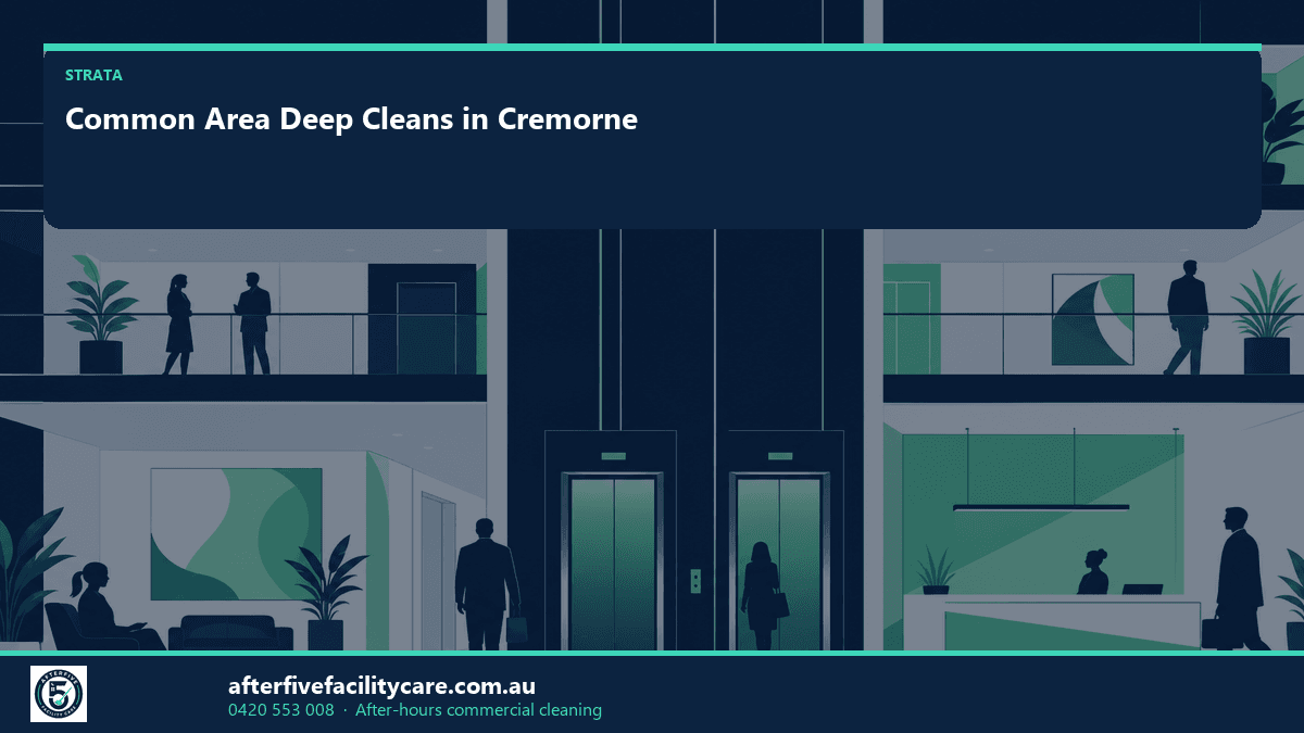 Infographic: Common Area Deep Cleans in Cremorne