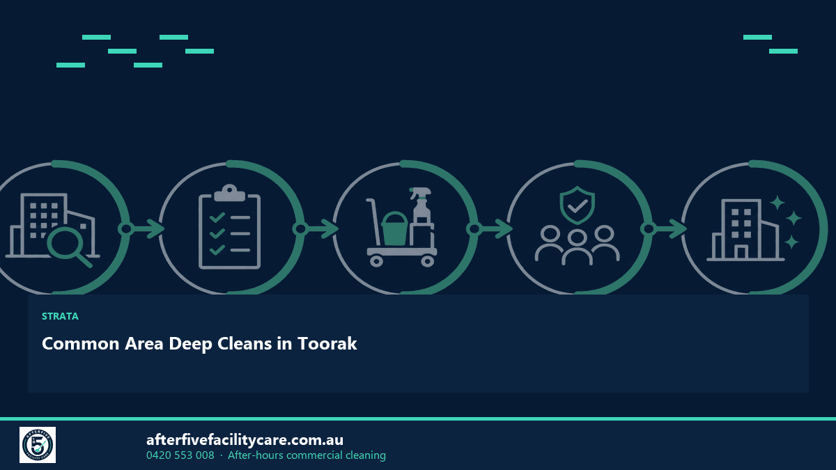 Infographic: Common Area Deep Cleans in Toorak