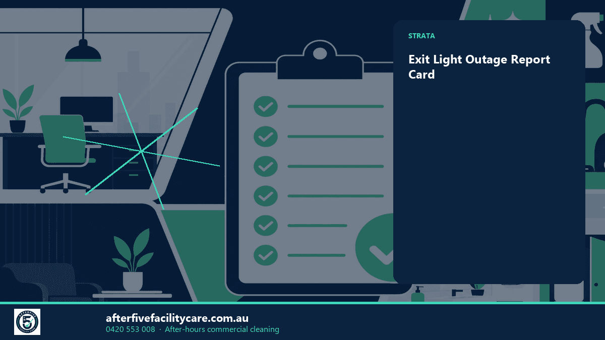 Infographic: Exit Light Outage Report Card