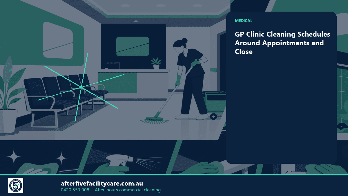 Infographic: GP Clinic Cleaning Schedules Around Appointments and Close