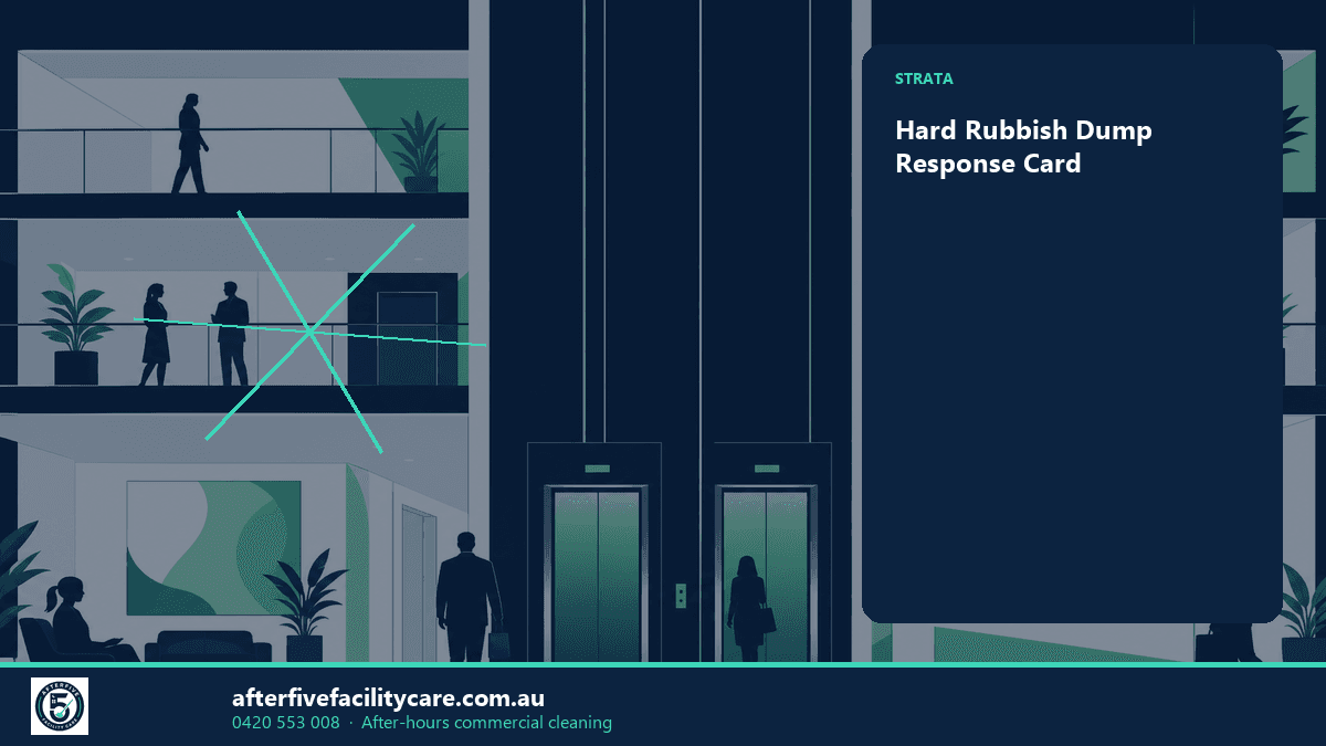 Infographic: Hard Rubbish Dump Response Card