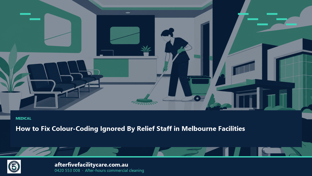 Infographic: How to Fix Colour-Coding Ignored By Relief Staff in Melbourne Facilities