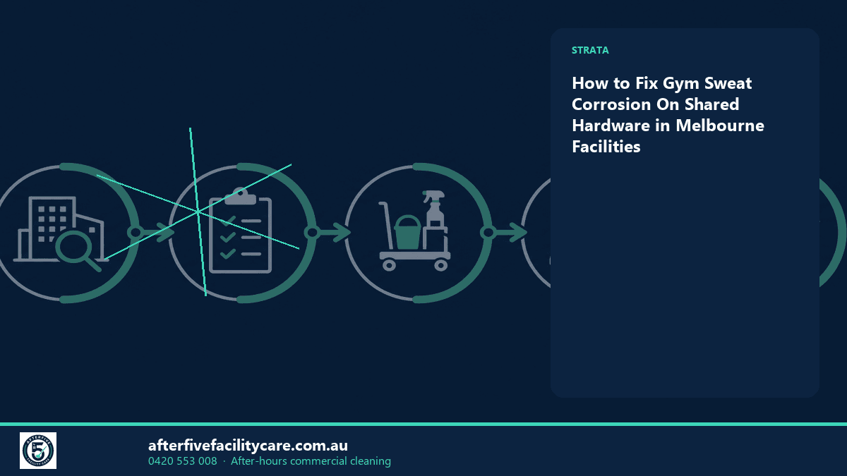 Infographic: How to Fix Gym Sweat Corrosion On Shared Hardware in Melbourne Facilities