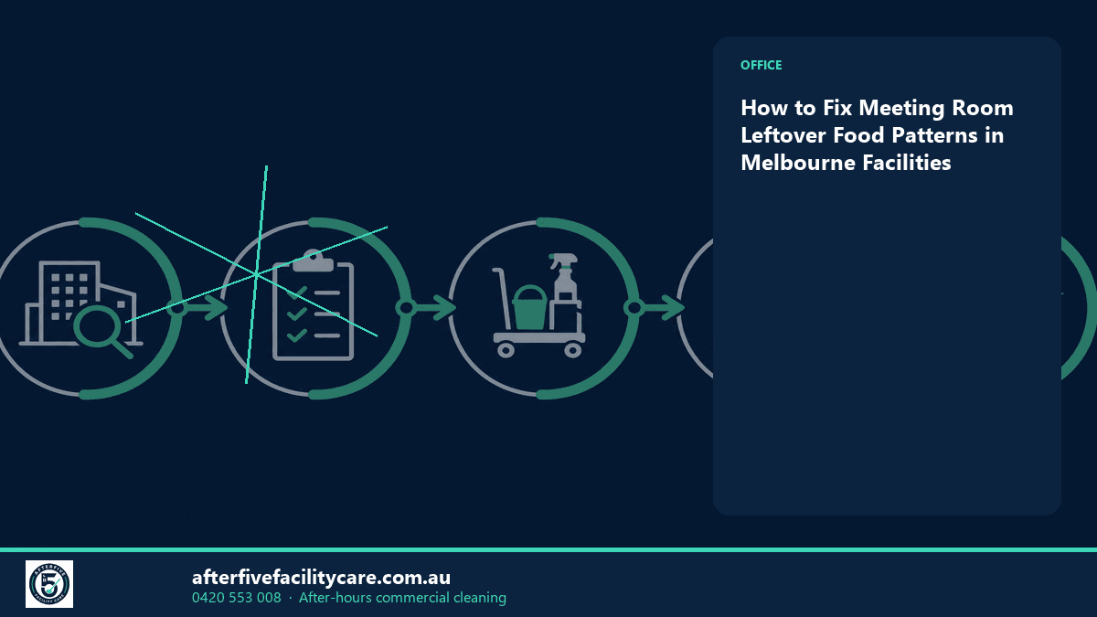 Infographic: How to Fix Meeting Room Leftover Food Patterns in Melbourne Facilities
