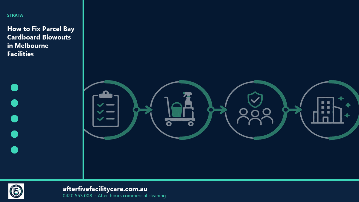 Infographic: How to Fix Parcel Bay Cardboard Blowouts in Melbourne Facilities