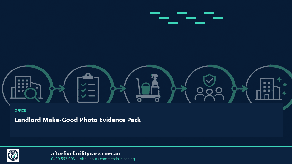 Infographic: Landlord Make-Good Photo Evidence Pack