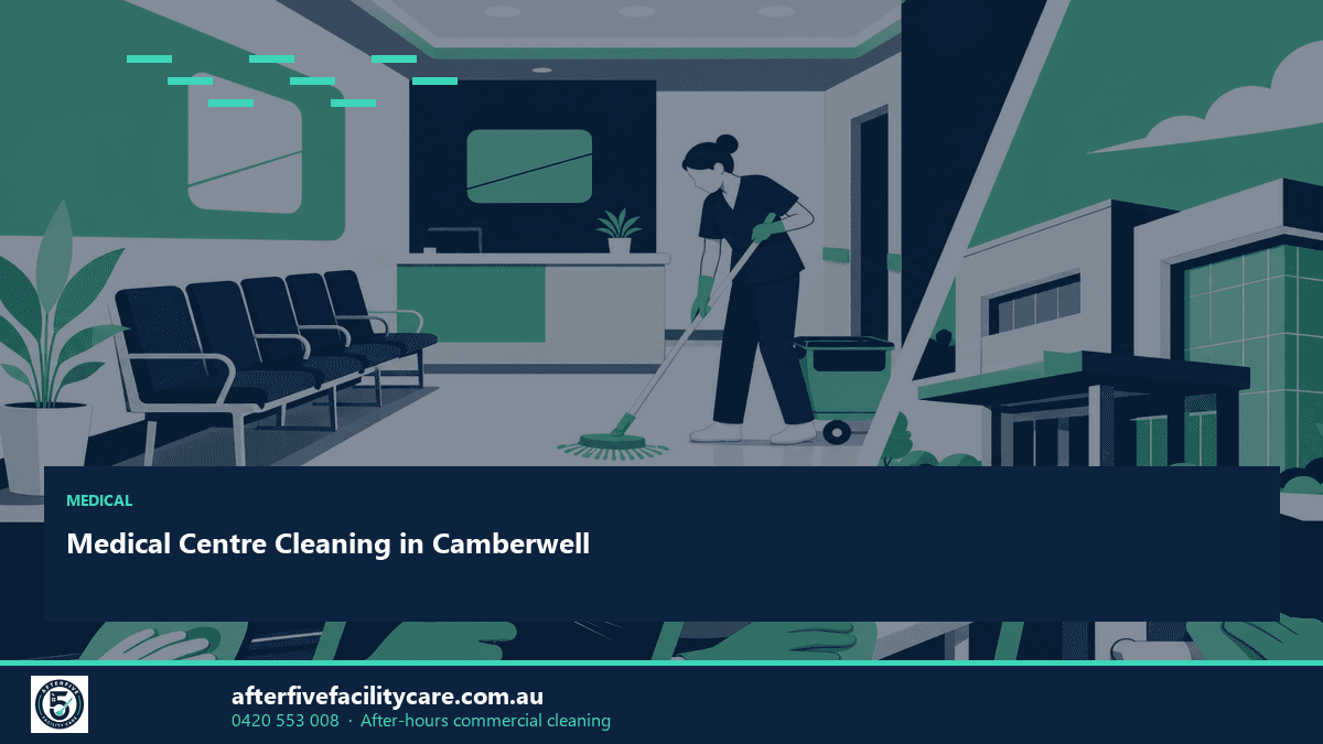 Infographic: Medical Centre Cleaning in Camberwell