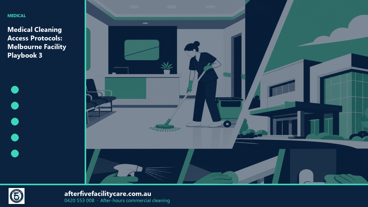 Infographic: Medical Cleaning Access Protocols: Melbourne Facility Playbook 3