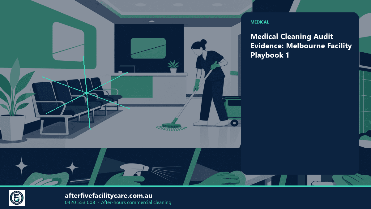 Infographic: Medical Cleaning Audit Evidence: Melbourne Facility Playbook 1