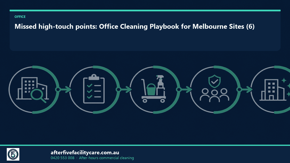Infographic: Missed high-touch points: Office Cleaning Playbook for Melbourne Sites (6)