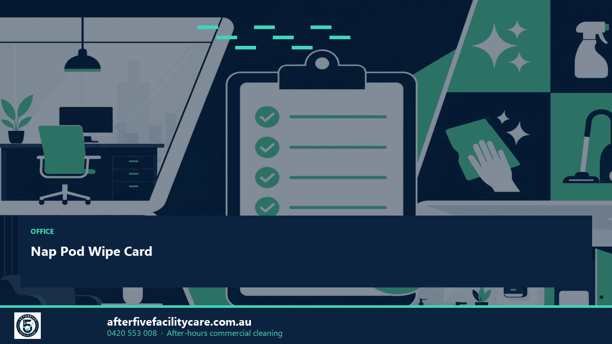 Infographic: Nap Pod Wipe Card