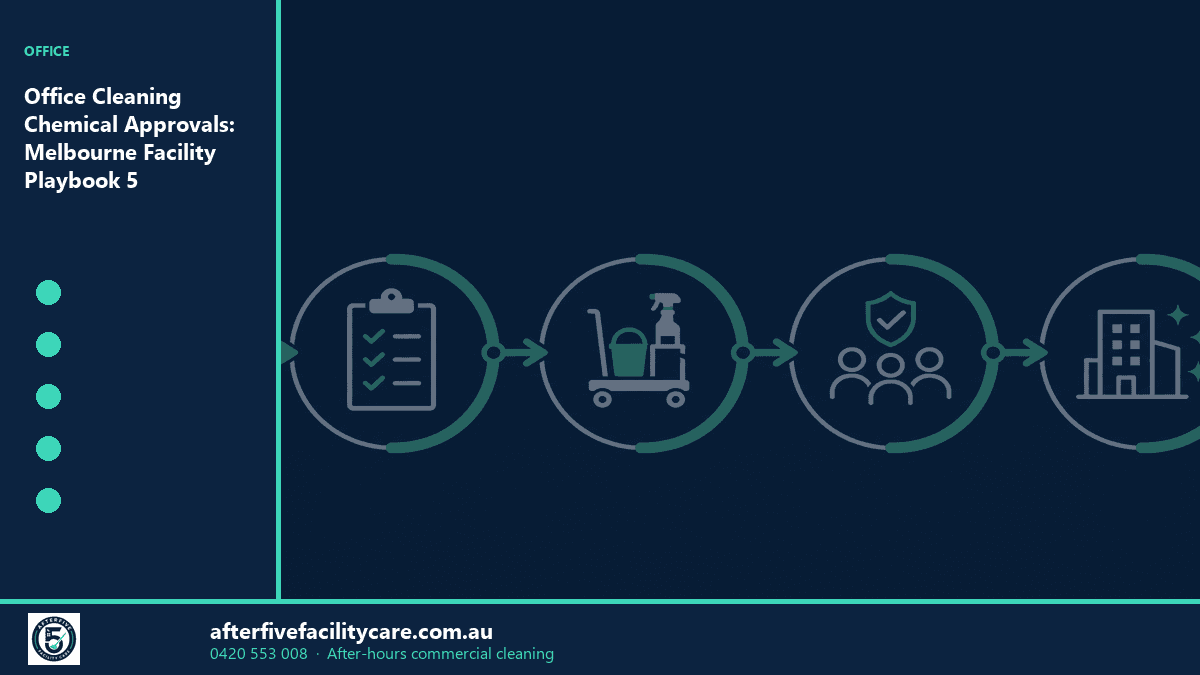 Infographic: Office Cleaning Chemical Approvals: Melbourne Facility Playbook 5