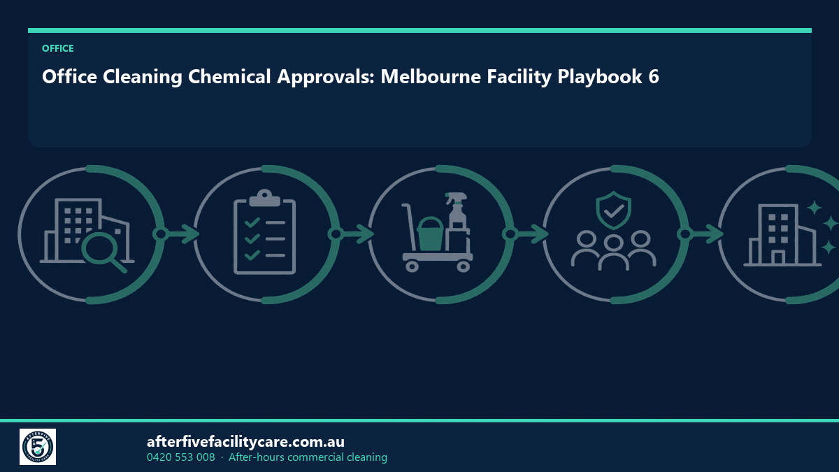 Infographic: Office Cleaning Chemical Approvals: Melbourne Facility Playbook 6