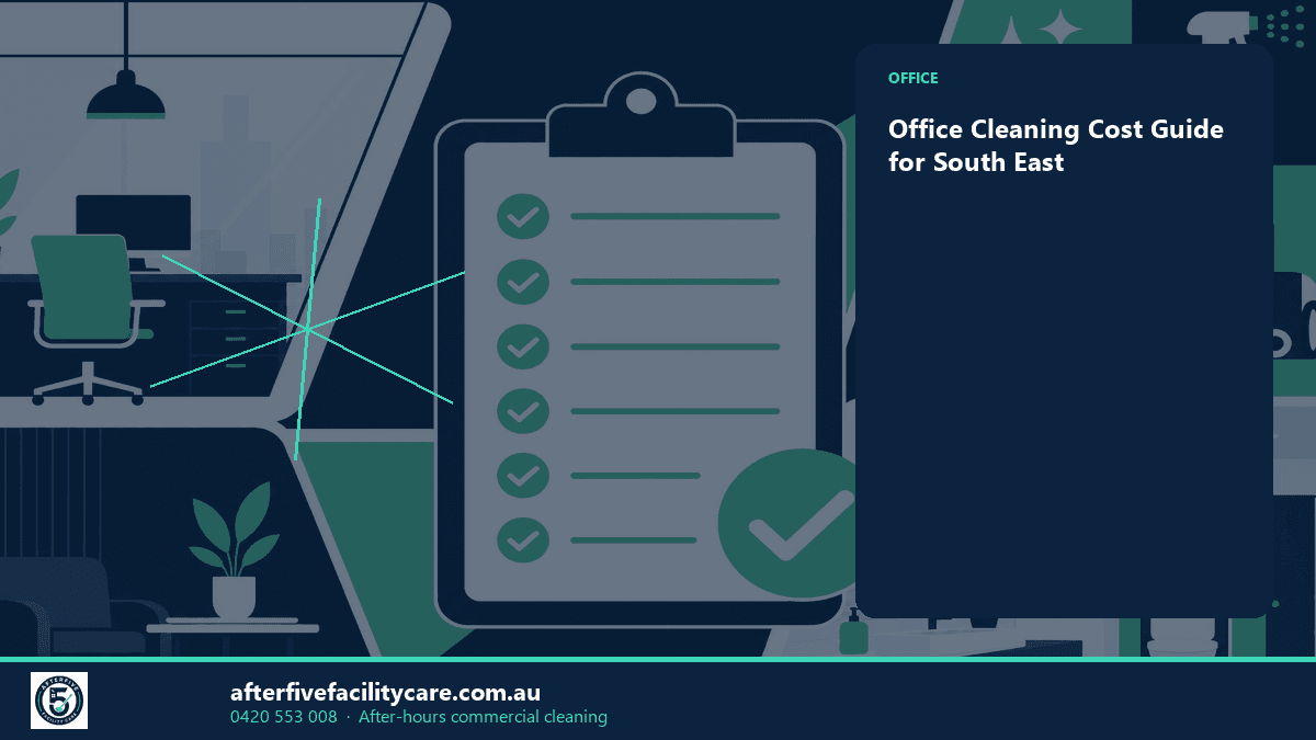 Infographic: Office Cleaning Cost Guide for South East