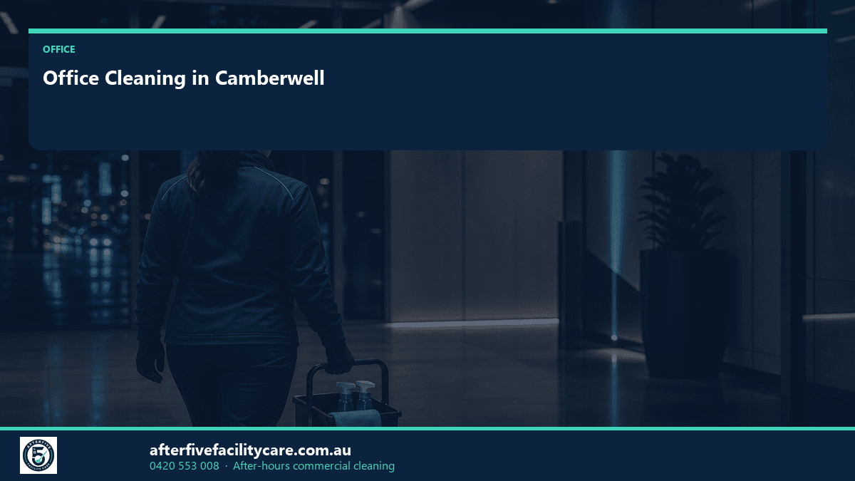 Infographic: Office Cleaning in Camberwell