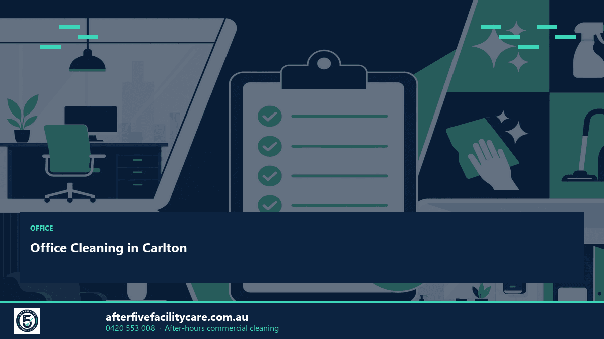 Infographic: Office Cleaning in Carlton