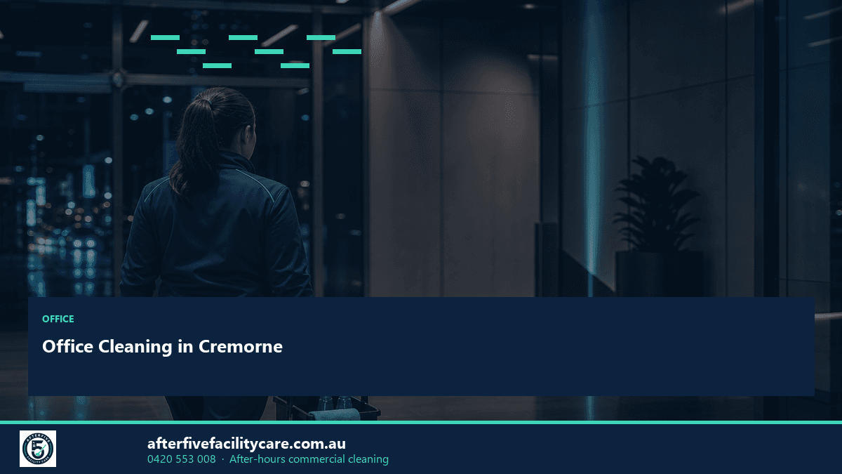 Infographic: Office Cleaning in Cremorne