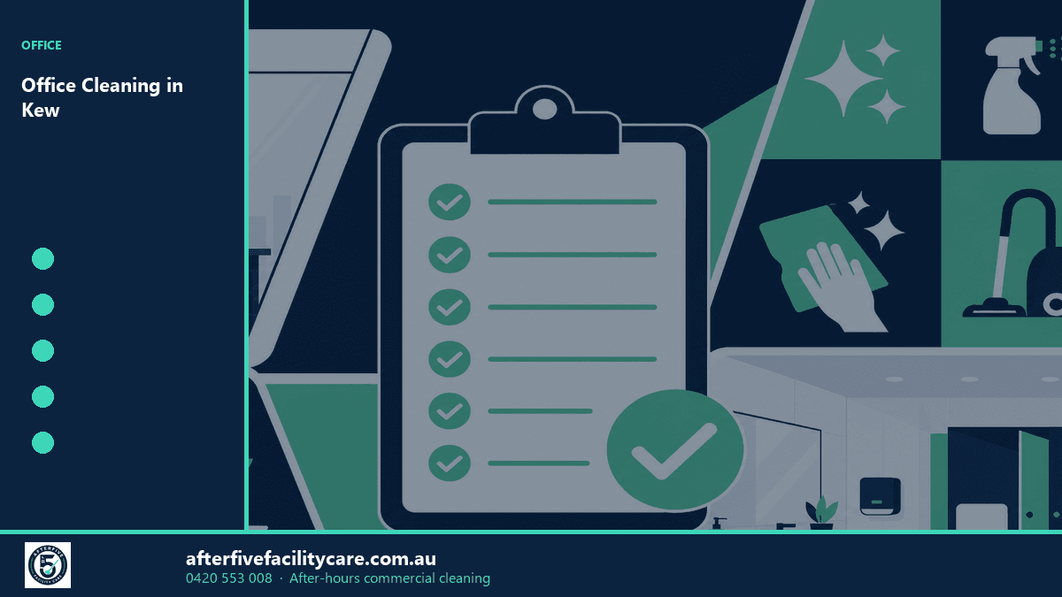 Infographic: Office Cleaning in Kew