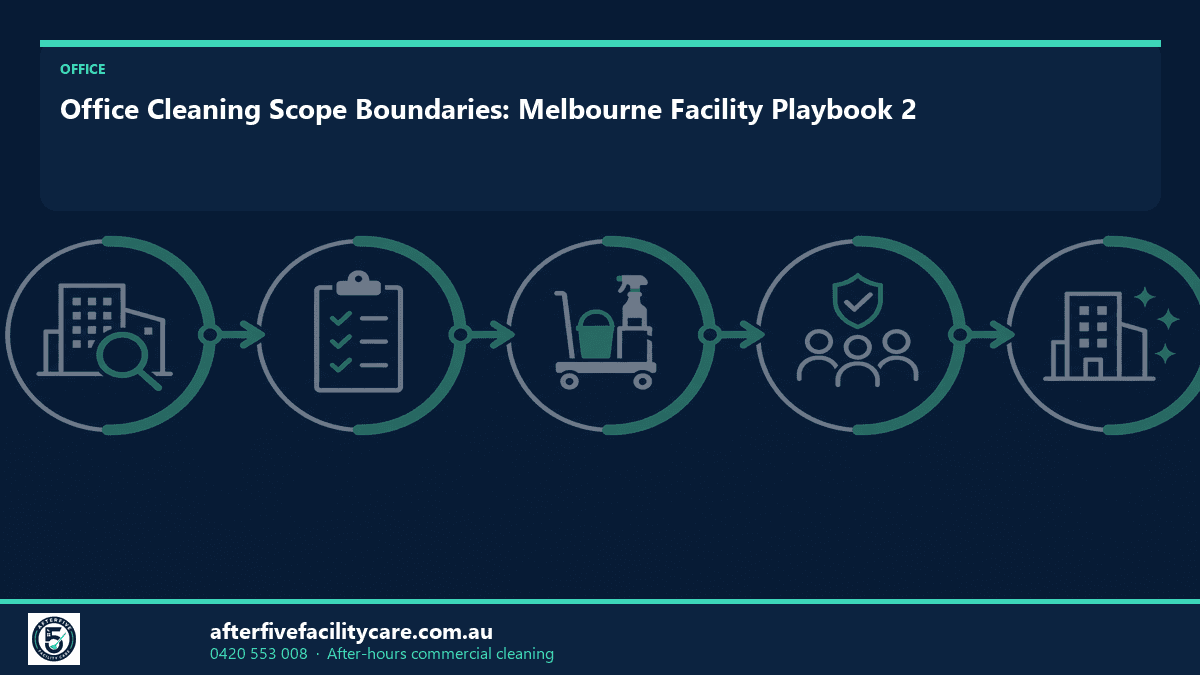 Infographic: Office Cleaning Scope Boundaries: Melbourne Facility Playbook 2