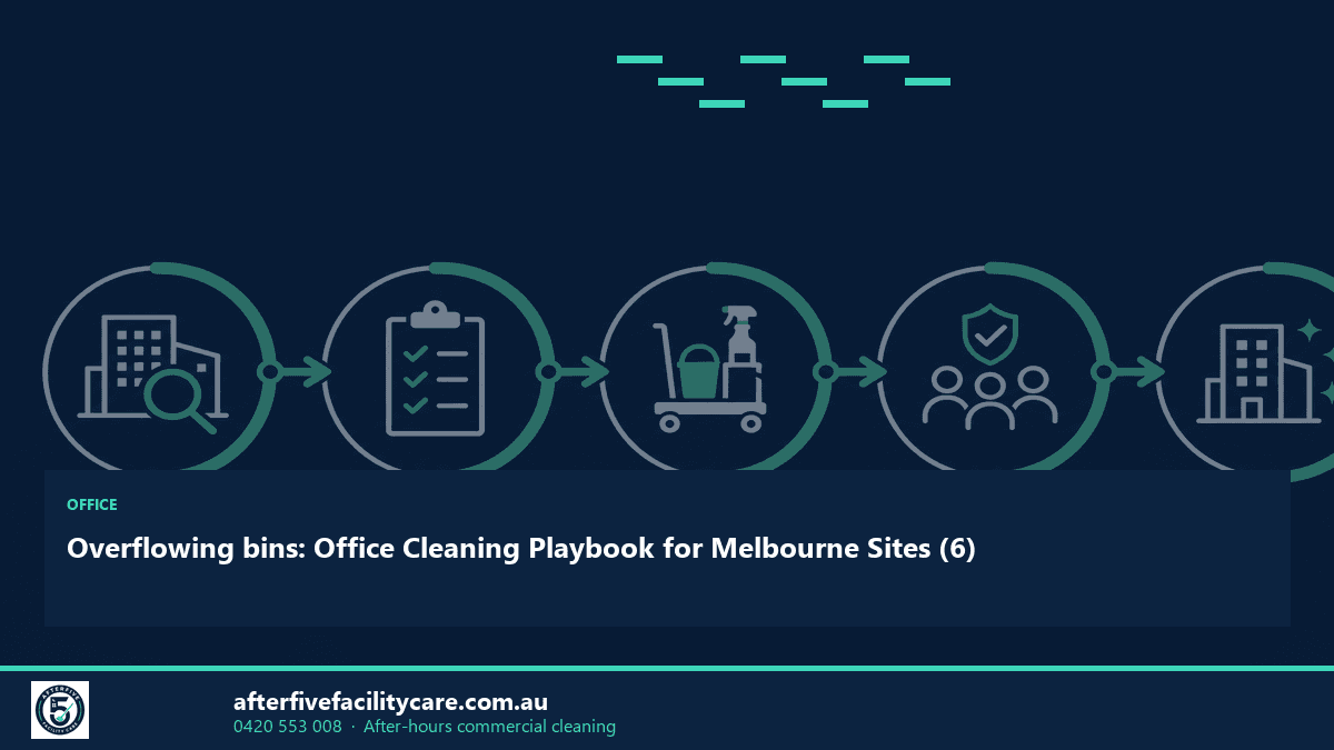 Infographic: Overflowing bins: Office Cleaning Playbook for Melbourne Sites (6)