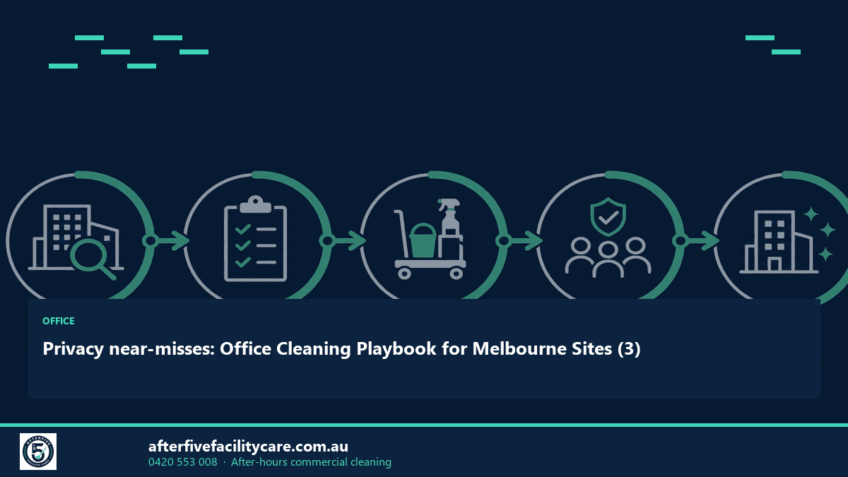 Infographic: Privacy near-misses: Office Cleaning Playbook for Melbourne Sites (3)
