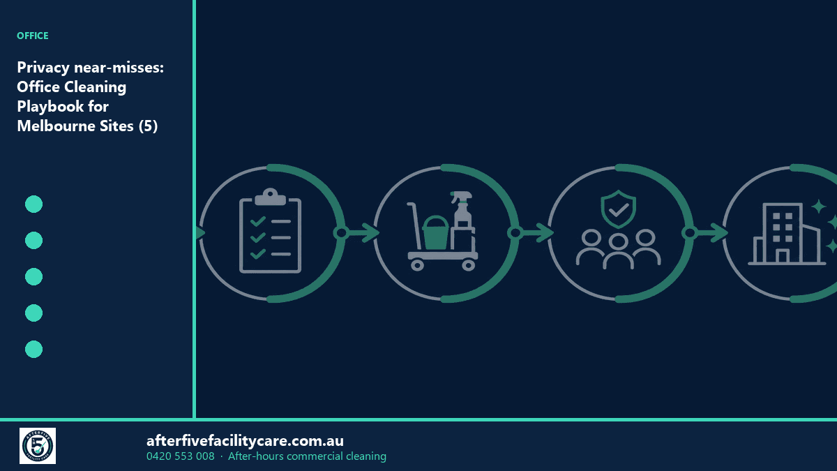 Infographic: Privacy near-misses: Office Cleaning Playbook for Melbourne Sites (5)