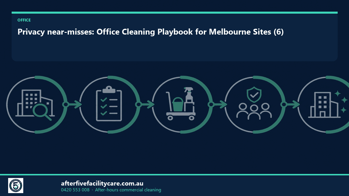 Infographic: Privacy near-misses: Office Cleaning Playbook for Melbourne Sites (6)