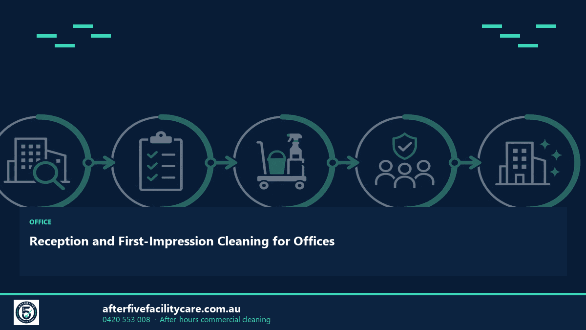 Infographic: Reception and First-Impression Cleaning for Offices