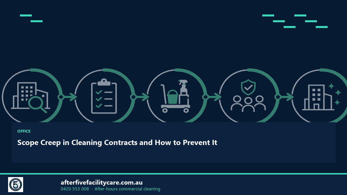 Infographic: Scope Creep in Cleaning Contracts and How to Prevent It