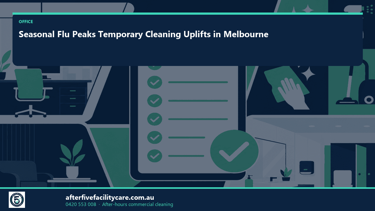 Infographic: Seasonal Flu Peaks Temporary Cleaning Uplifts in Melbourne