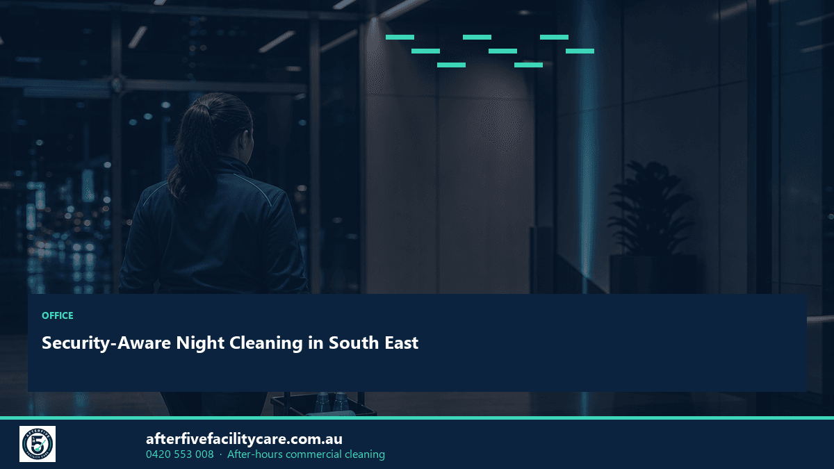 Infographic: Security-Aware Night Cleaning in South East