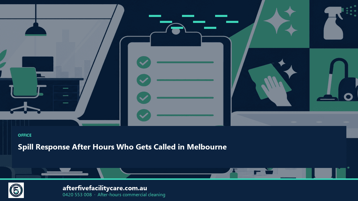 Infographic: Spill Response After Hours Who Gets Called in Melbourne