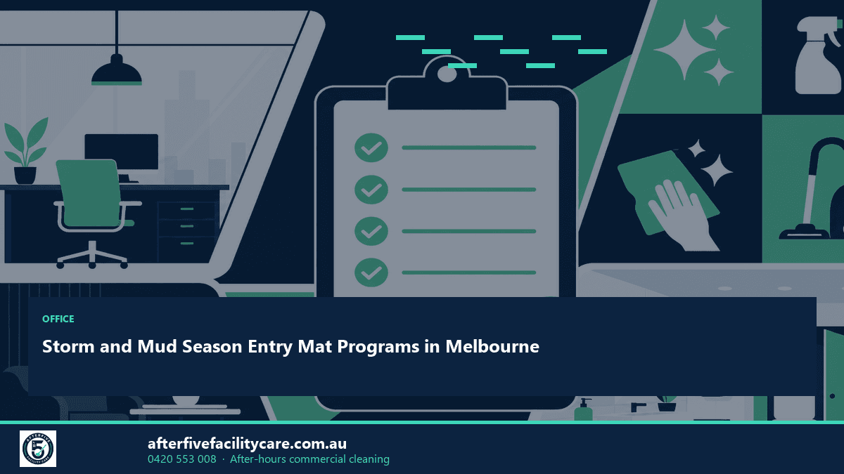 Infographic: Storm and Mud Season Entry Mat Programs in Melbourne