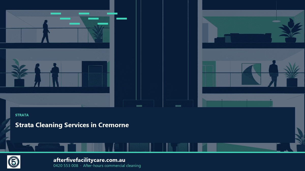 Infographic: Strata Cleaning Services in Cremorne