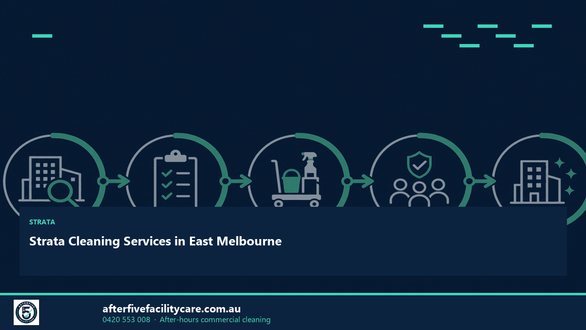 Infographic: Strata Cleaning Services in East Melbourne