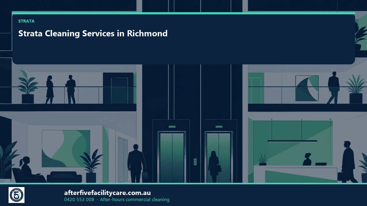 Infographic: Strata Cleaning Services in Richmond