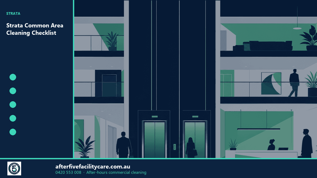Infographic: Strata Common Area Cleaning Checklist
