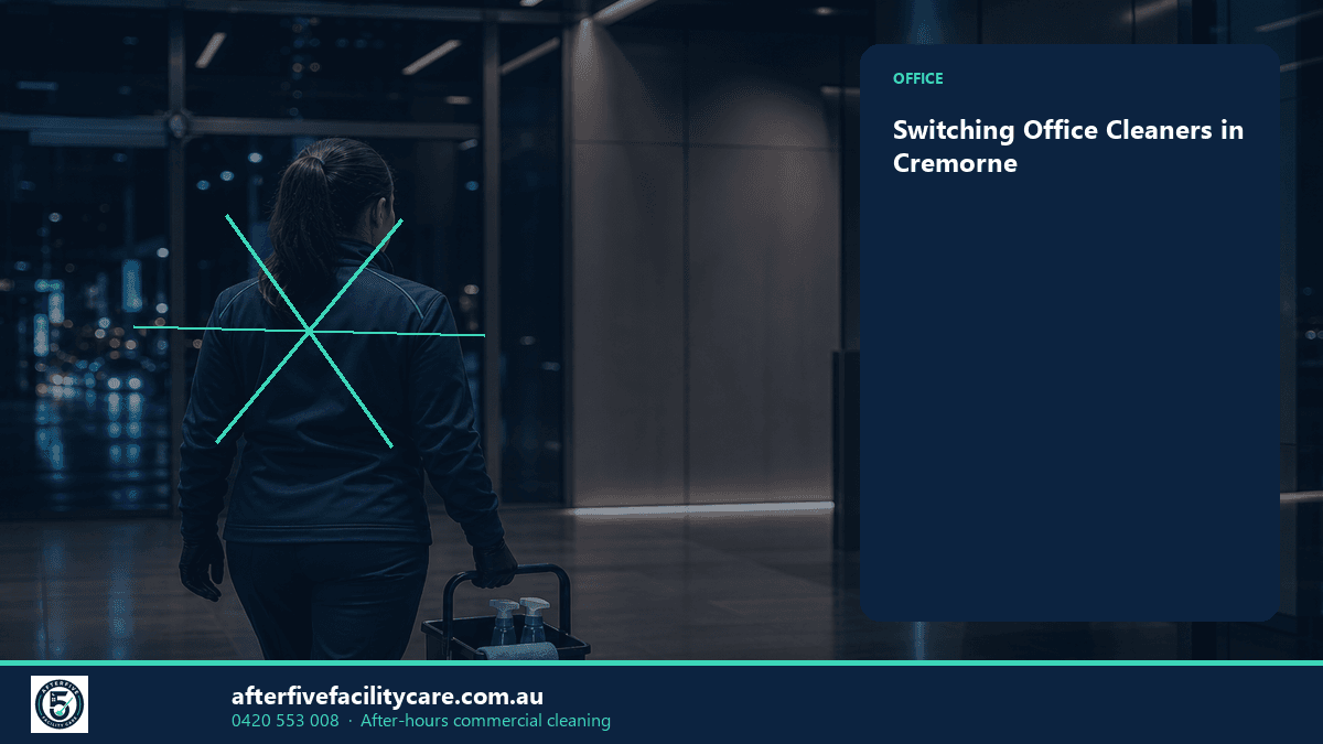 Infographic: Switching Office Cleaners in Cremorne