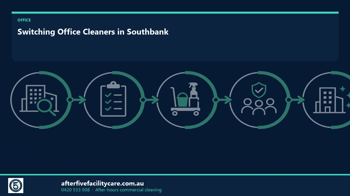 Infographic: Switching Office Cleaners in Southbank