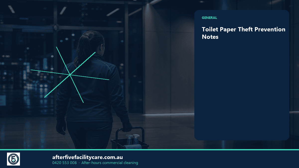 Infographic: Toilet Paper Theft Prevention Notes